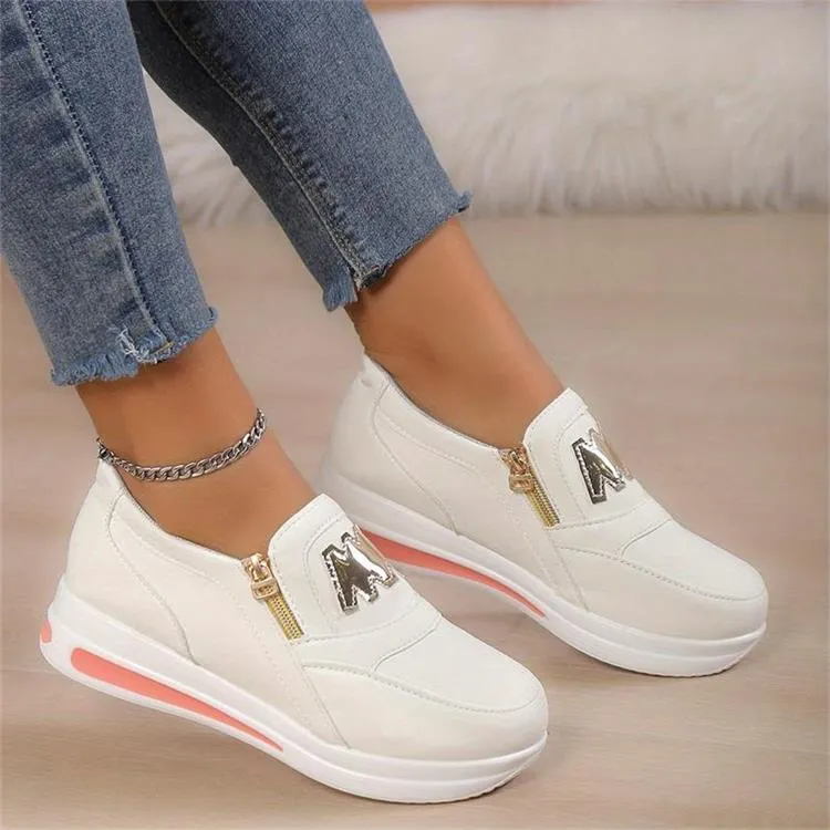 2025 Hot SaleWomen's Casual Platform Slip-on Orthopedic Sneakers