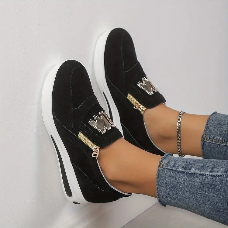 2025 Hot SaleWomen's Casual Platform Slip-on Orthopedic Sneakers