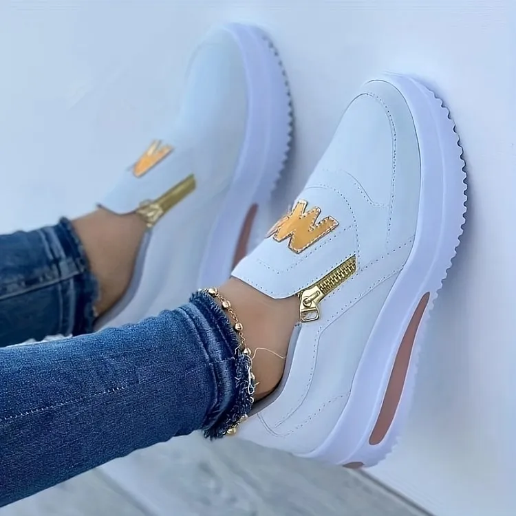 2025 Hot SaleWomen's Casual Platform Slip-on Orthopedic Sneakers