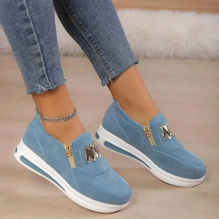 2025 Hot SaleWomen's Casual Platform Slip-on Orthopedic Sneakers