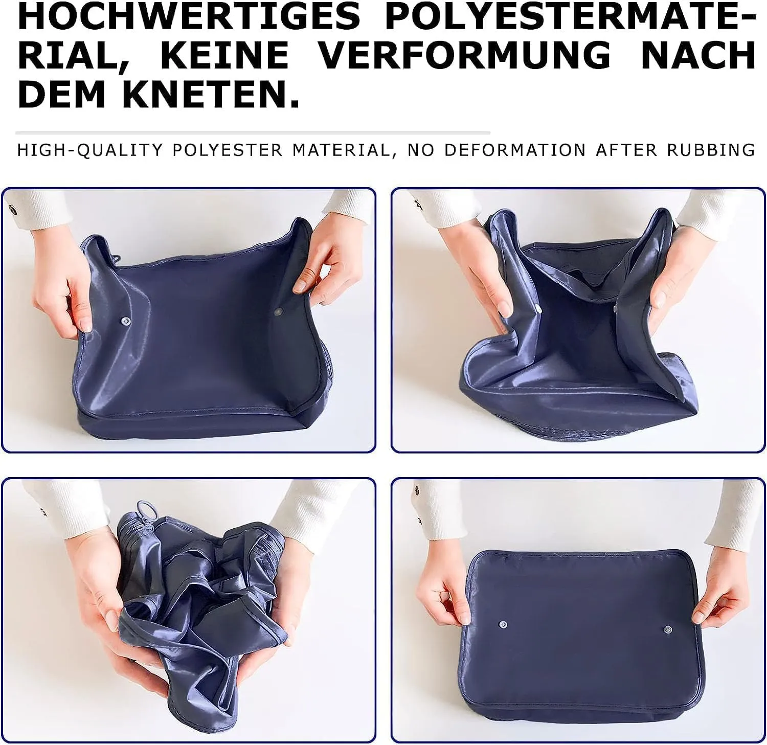 8 Set Packing Cubes for Suitcases Travel Luggage Packing Organizers,Travel Essentials Accessories Luggage Organizer with Shoe Bag Tioletry/Laundry Bag??Dark Blue??