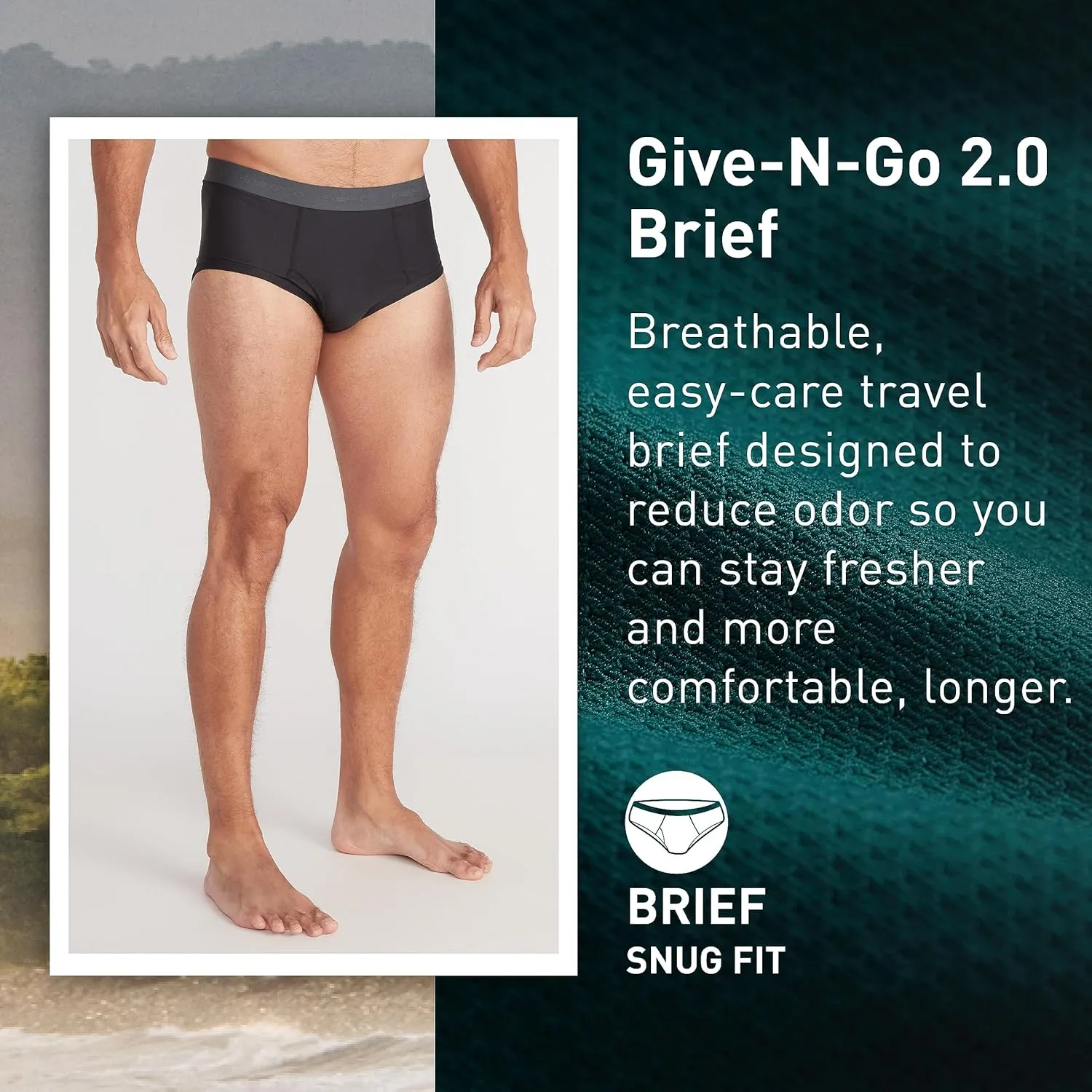 ExOfficio Men??s Give-N-Go 2.0 Brief Underwear