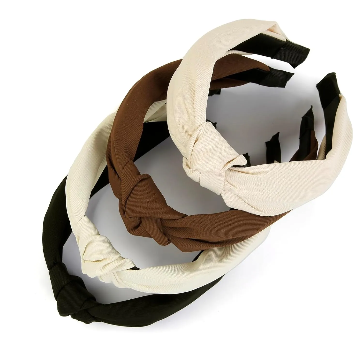 Knotted Headbands for Women Trendy Non Slip Womens Headbands with Knot, Wide Thick Head Bands for Women, Fashion Top Knot Headband for Girls Hair Accessories