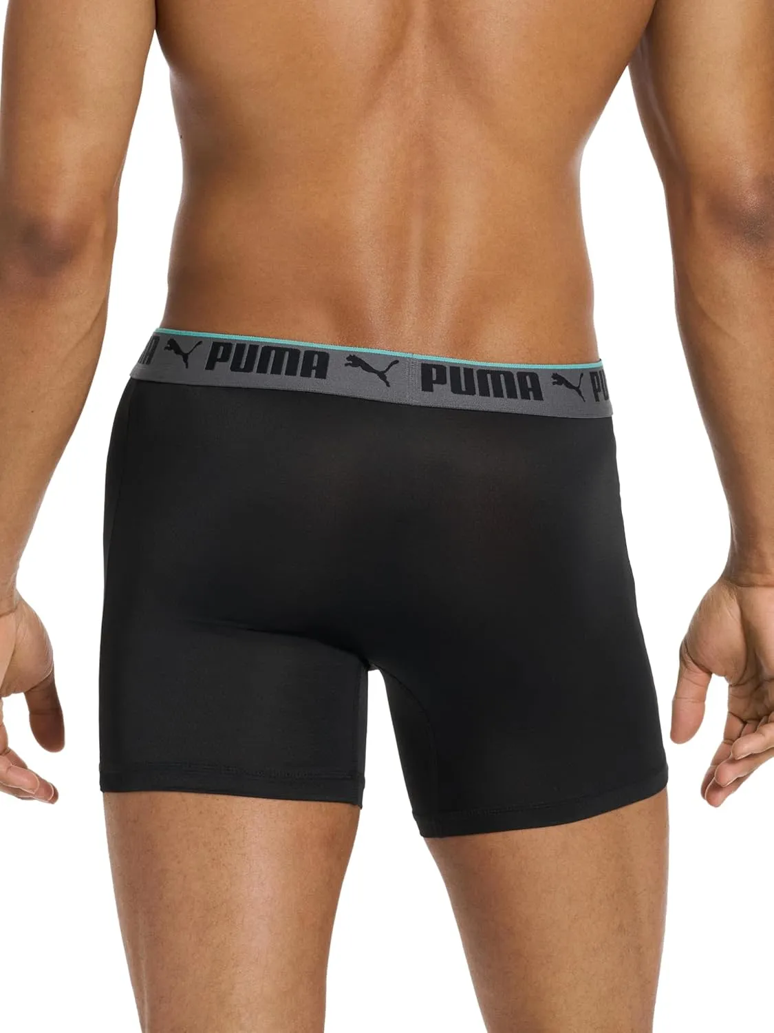 PUMA Men's 360-degree Mesh 5 Pack Boxer Briefs