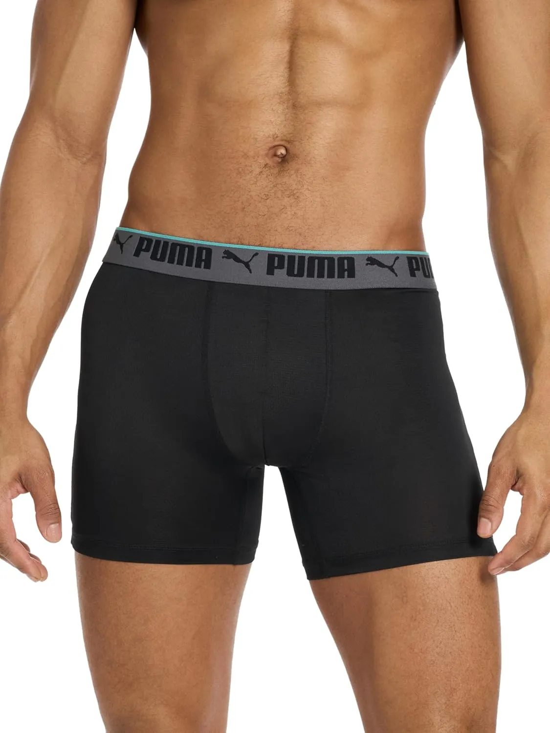 PUMA Men's 360-degree Mesh 5 Pack Boxer Briefs
