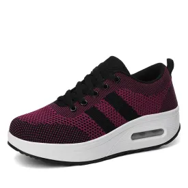 Slip-on light air flying woven mesh orthopedic Sneakers