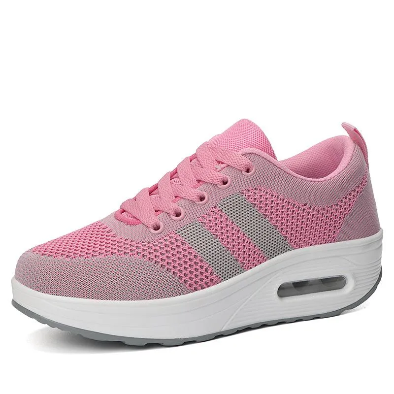 Slip-on light air flying woven mesh orthopedic Sneakers
