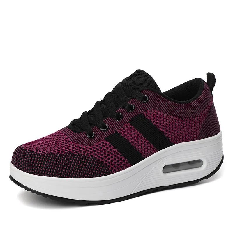 Slip-on light air flying woven mesh orthopedic Sneakers